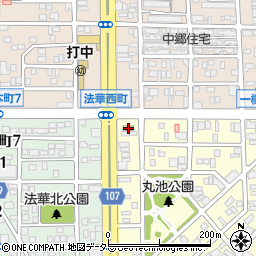 セブンイレブン名古屋中花町店周辺の地図