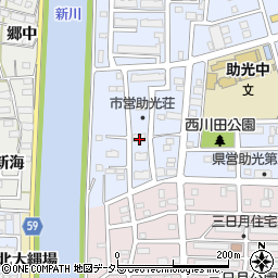 愛知県名古屋市中川区助光3丁目1201周辺の地図