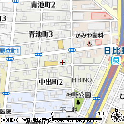 瀬戸信用金庫日比野支店周辺の地図