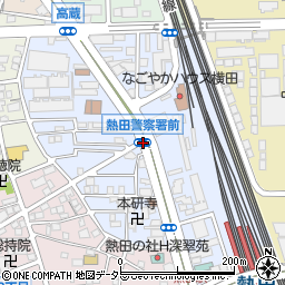 愛知県名古屋市熱田区横田周辺の地図