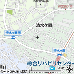 愛知県名古屋市瑞穂区彌富町清水ケ岡61周辺の地図
