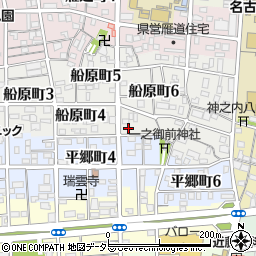 愛知県名古屋市瑞穂区船原町6丁目16周辺の地図