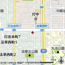 愛知県名古屋市中川区法華西町18周辺の地図