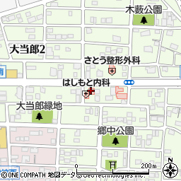 愛知県名古屋市中川区大当郎1丁目1910-1周辺の地図