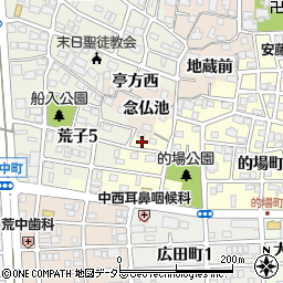 愛知県名古屋市中川区的場町3丁目17周辺の地図