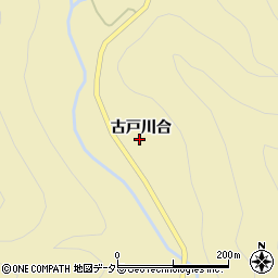 愛知県北設楽郡東栄町振草古戸川合周辺の地図