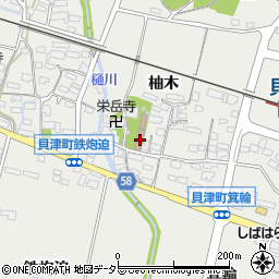 愛知県豊田市貝津町柚木35周辺の地図