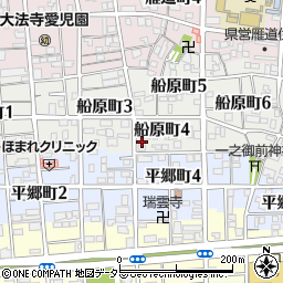 愛知県名古屋市瑞穂区船原町4丁目12周辺の地図