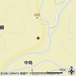 愛知県設楽町（北設楽郡）八橋（谷合）周辺の地図