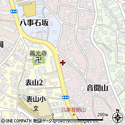 愛知県名古屋市天白区音聞山1003周辺の地図