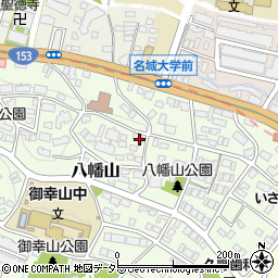 愛知県名古屋市天白区八幡山周辺の地図