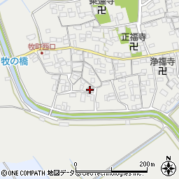 滋賀県近江八幡市牧町913周辺の地図