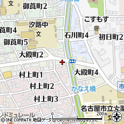 愛知県名古屋市瑞穂区大殿町3丁目周辺の地図