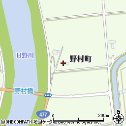 滋賀県近江八幡市野村町3777周辺の地図