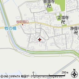 滋賀県近江八幡市牧町904周辺の地図