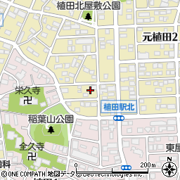 愛知県名古屋市天白区元植田3丁目2008周辺の地図