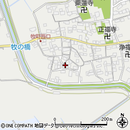 滋賀県近江八幡市牧町908周辺の地図