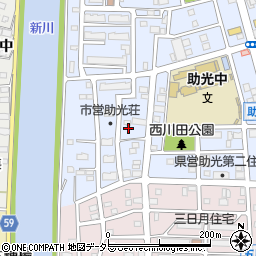 愛知県名古屋市中川区助光3丁目周辺の地図
