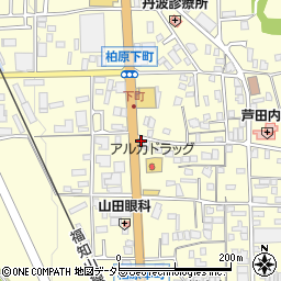 兵庫県丹波市柏原町柏原1442-1周辺の地図