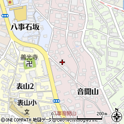愛知県名古屋市天白区音聞山938周辺の地図