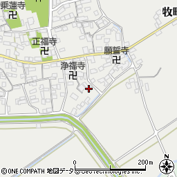 滋賀県近江八幡市牧町702周辺の地図