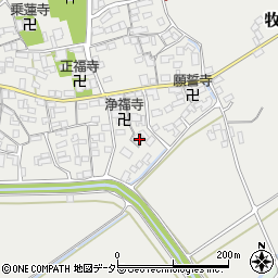 滋賀県近江八幡市牧町703周辺の地図