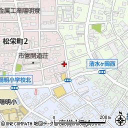 愛知県名古屋市瑞穂区松栄町2丁目70周辺の地図