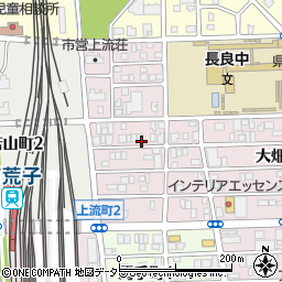 愛知県名古屋市中川区上流町周辺の地図