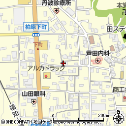 兵庫県丹波市柏原町柏原1455-3周辺の地図