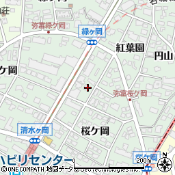 愛知県名古屋市瑞穂区彌富町紅葉園57周辺の地図
