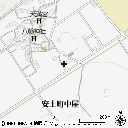 滋賀県近江八幡市安土町中屋207周辺の地図