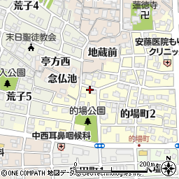 愛知県名古屋市中川区的場町3丁目2周辺の地図