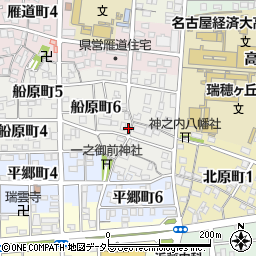 愛知県名古屋市瑞穂区船原町6丁目36周辺の地図