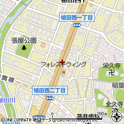 愛知県名古屋市天白区植田西周辺の地図