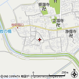 滋賀県近江八幡市牧町923周辺の地図