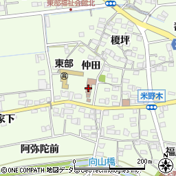 日進市役所　東部福祉会館周辺の地図