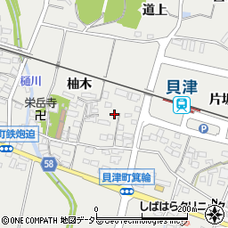 愛知県豊田市貝津町柚木22周辺の地図