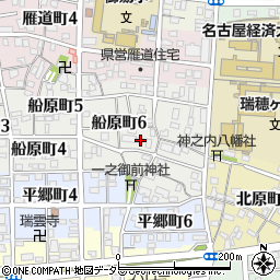 愛知県名古屋市瑞穂区船原町6丁目35周辺の地図