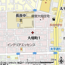 津元硝子店周辺の地図