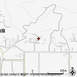 千葉県鴨川市和泉周辺の地図