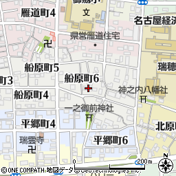 愛知県名古屋市瑞穂区船原町6丁目34周辺の地図