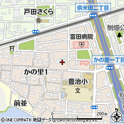 〒454-0957 愛知県名古屋市中川区かの里の地図