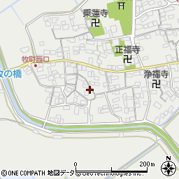 滋賀県近江八幡市牧町925周辺の地図