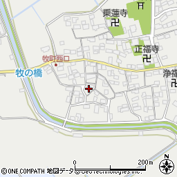 滋賀県近江八幡市牧町903周辺の地図