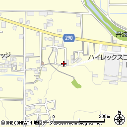 兵庫県丹波市柏原町柏原1740-11周辺の地図