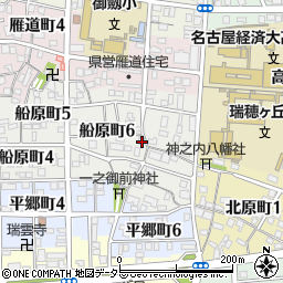 愛知県名古屋市瑞穂区船原町6丁目31周辺の地図