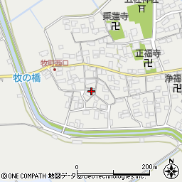 滋賀県近江八幡市牧町902周辺の地図