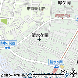 愛知県名古屋市瑞穂区彌富町清水ケ岡28周辺の地図