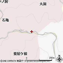 愛知県豊田市大蔵連町石亀2周辺の地図