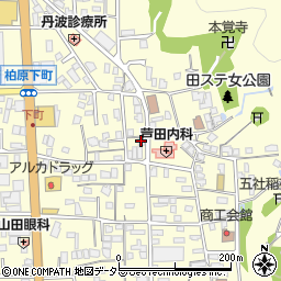 兵庫県丹波市柏原町柏原318周辺の地図